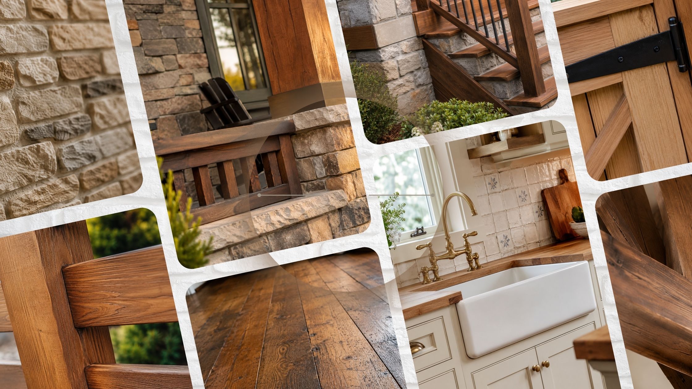 Kitchen, stone, stair, and timber from Truth Build jobs